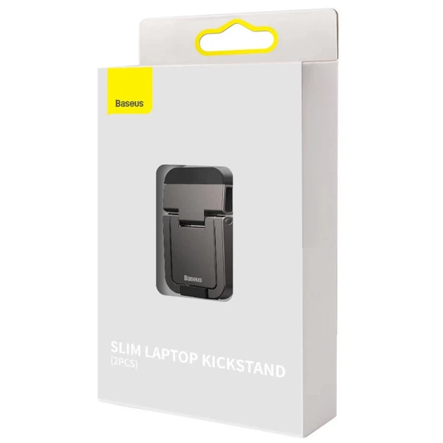 Підставка для ноутбуку Baseus Slim Laptop Kickstand (2шт) (LUZC00001) (Gray) (183217) - Фото 6 Підставка для ноутбуку Baseus Slim Laptop Kickstand (2шт) (LUZC00001) (Gray) (183217) - зображення 6