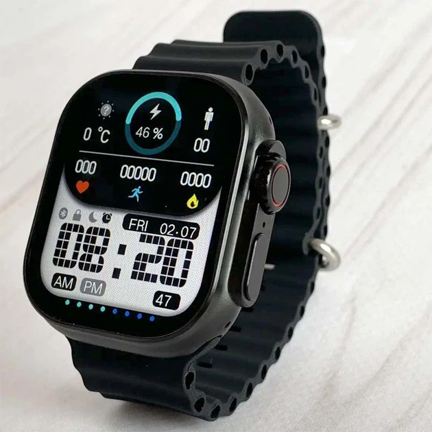Смарт-годинник HW9 Ultra Max (Black / Black) Epik (176613) - зображення 2