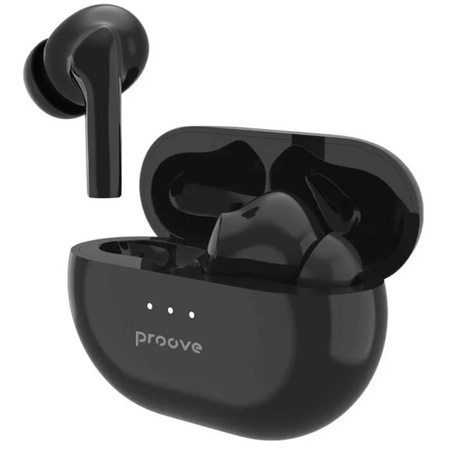 Беспроводные TWS наушники Proove Woop with ANC Black - Фото 2 Беспроводные TWS наушники Proove Woop with ANC Black - изображение 2