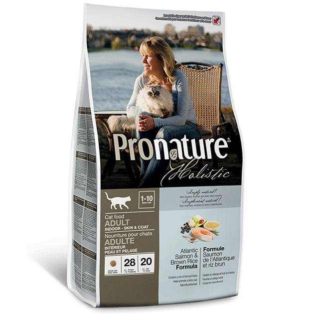 Корм Pronature Holistic Cat Atlantic Salmon & Brown Rice сухой с ...