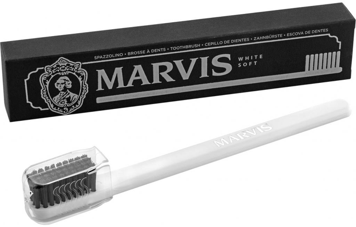 Szczoteczka do zębów Marvis Toothbrush White Soft 1 szt (8004395110742) - obraz 1