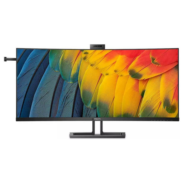 TFT 40" Philips 40B1U6903CH, 5K UHD, IPS, 75Гц, изгн, 2хHDMI, DP, USB-С, RJ-45, USB-hub, cam, HAS - изображение 1