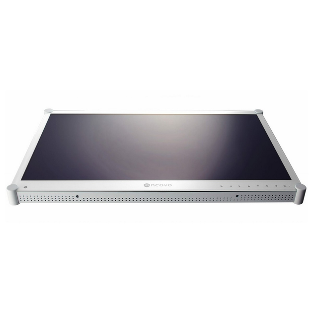 TFT 23.6" Neovo MX-24, скло NeoV™, D-Sub, DVI-D, HDMI, DP, 24/7, металевий, колонки, білий - зображення 3