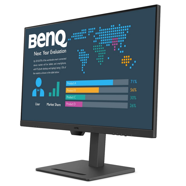 TFT 31.5" BenQ BL3290QT, IPS, 2K QHD, 75Hz, HDMI, DP, DP-out, USB-C, HAS, USB-hub, колонки, черный - изображение 9