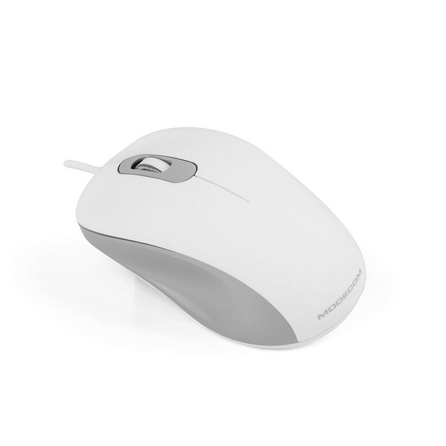 Мышка Modecom MC-M10S, 3кн., 1000dpi, Silent, белая - изображение 4