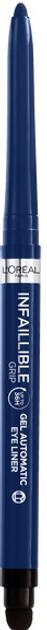 Олівець для очей L'Oreal Paris Infaillible Grip 36H Automatic Eyeliner Blue Jersey гелевий 5 г (3600524026677) - зображення 1