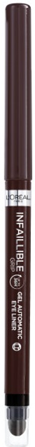 Олівець для очей L'Oreal Paris Infaillible Grip Gel Automatic 36H Brown Denim 004 автоматичний (3600524026660) - зображення 1