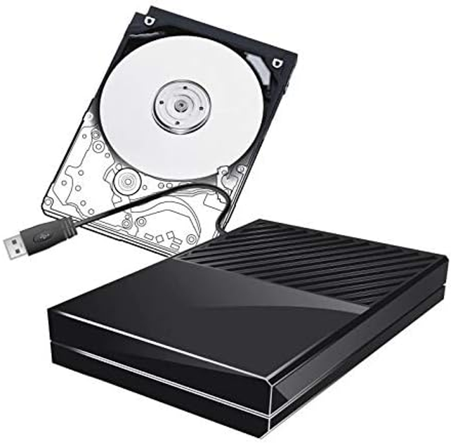 Zewnętrzna kieszeń Steelplay 2.5 2TB HDD External Case - Seagate Multi Black (3760211000288) - obraz 1