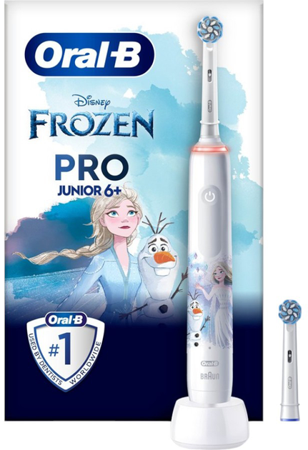 Електрична зубна щітка Oral-B Pro 3 Junior 6+ Frozen (8006540774724) - зображення 1