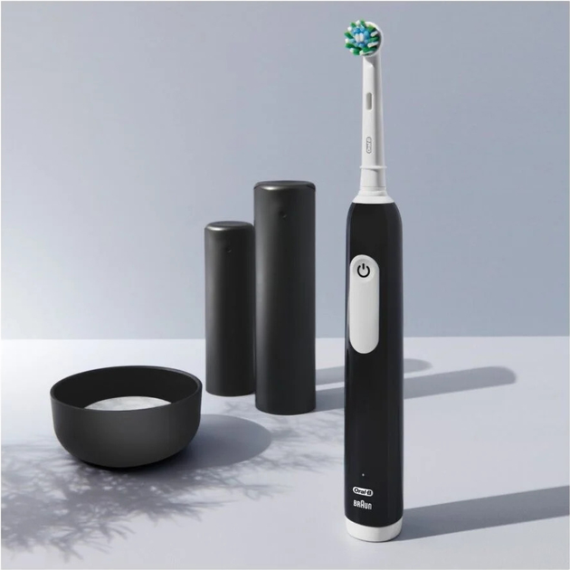 Електрична зубна щітка Oral-B Pro1 Black + TC (8001090914170) - зображення 2