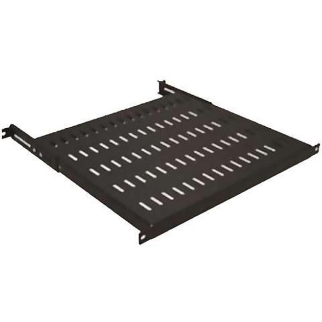 Полка 19" 1U глуб. 500-600мм, регулируемая RAL 9005 Mirsan (MR.SBR60.01 ...
