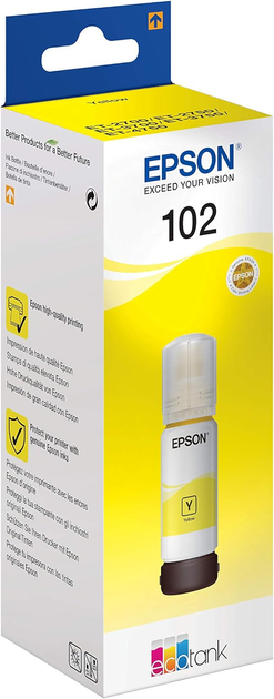 Tusz Epson EcoTank 112 Yellow 70 ml (C13T03R440) - obraz 2