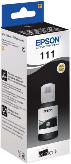 Чорнило Epson EcoTank 111 Pigmented Black 120 мл (C13T03M140) - зображення 2