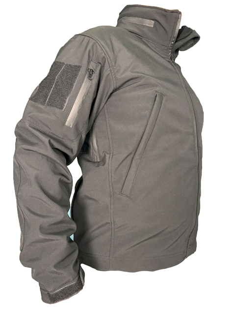 Куртка Soft Shell із фліс кофтою чорна Pancer Protection 52 - зображення 2