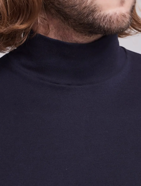 Мужской гольф стойка Enrico Coveri ET1015 Blu 52(XL) Синий - изображение 3