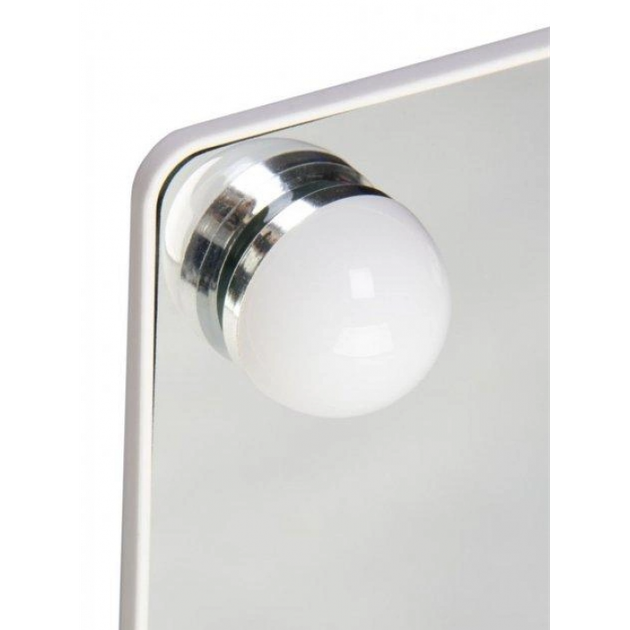 Дзеркало для макіяжу з LED підсвічуванням Cosmetie Mirror 360 Rotation Angel 185×117×300 мм Білий - зображення 3