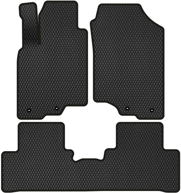 Акція на EVA килимки EVAtech в салон авто Honda Insight 2009-2014 2 покоління Htb EU 3 шт Black від Rozetka