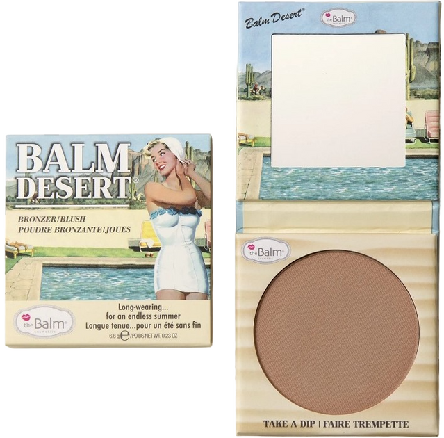 Бронзуюча пудра TheBalm Balm Desert Bronzer Blush 6.6 г (681619805202) - зображення 1