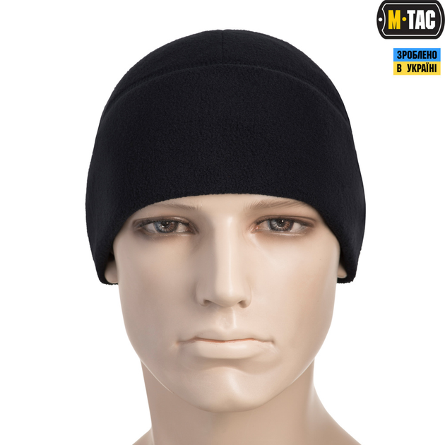 M-Tac шапка Watch Cap Elite флис (270г/м2) Dark Navy Blue L - изображение 2