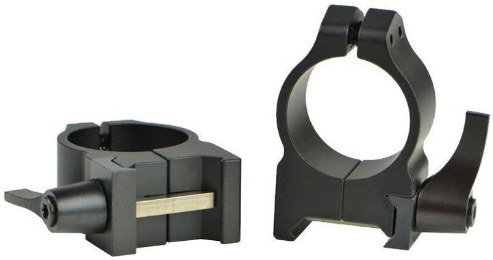 Кольцa быстросъемные Warne Maxima Quick Detach Ring. d - 25.4 мм. Medium. Weaver/Picatinny - изображение 1