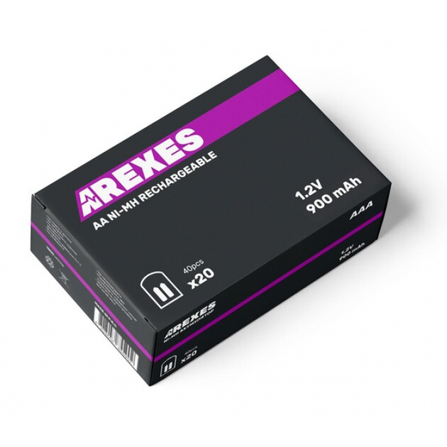 Аккумулятор ААА Arexes (900mAh) 1.2v (NI-MH) мини пальчик - изображение 2
