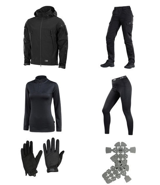 M-tac комплект LADY куртка, штани жіночі зі вставними наколінниками, термобілизна, рукавички S - зображення 1
