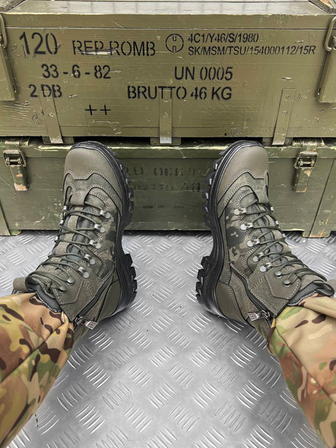 Тактичні черевики Urban Ops Assault Boots Olive 45 - зображення 2