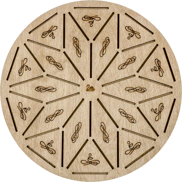 Шкатулка для рукоделия Wonderland Crafts + 42 бобинки FLZB(N)-058 (19*19*2.8см) - Фото 4 Шкатулка для рукоделия Wonderland Crafts + 42 бобинки FLZB(N)-058 (19*19*2.8см) - изображение 4