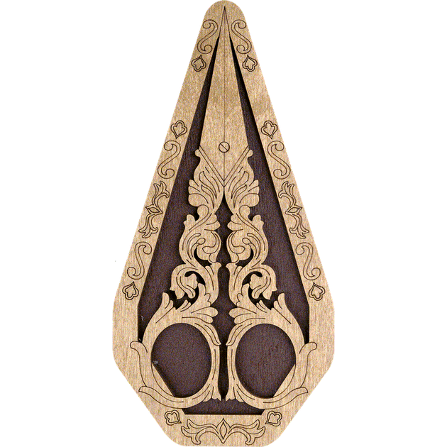Шкатулка для рукоделия Wonderland Crafts FLZB(N)-018 (6,5*14см) Шкатулка для ножниц (8.5*17см) - Фото 3 Шкатулка для рукоделия Wonderland Crafts FLZB(N)-018 (6,5*14см) Шкатулка для ножниц (8.5*17см) - изображение 3