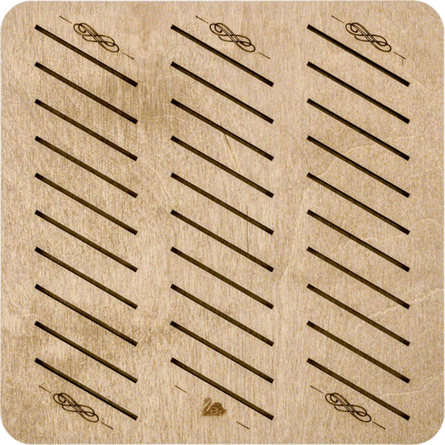 Шкатулка для рукоделия Wonderland Crafts + 32 бобинки FLZB(N)-061 (19*19*3.2см) - Фото 6 Шкатулка для рукоделия Wonderland Crafts + 32 бобинки FLZB(N)-061 (19*19*3.2см) - изображение 6