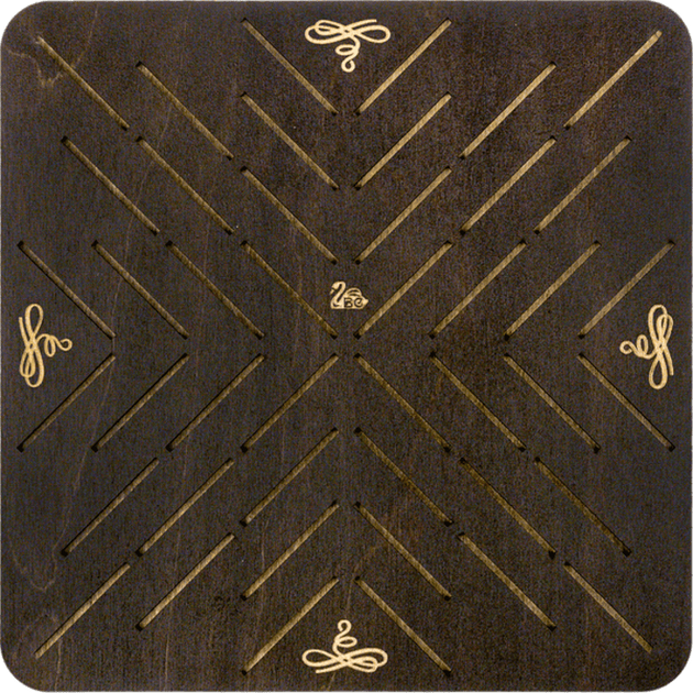 Шкатулка для рукоделия Wonderland Crafts + 46 бобинок FLZB(N)-064 (19*19*2.8см) - изображение 6