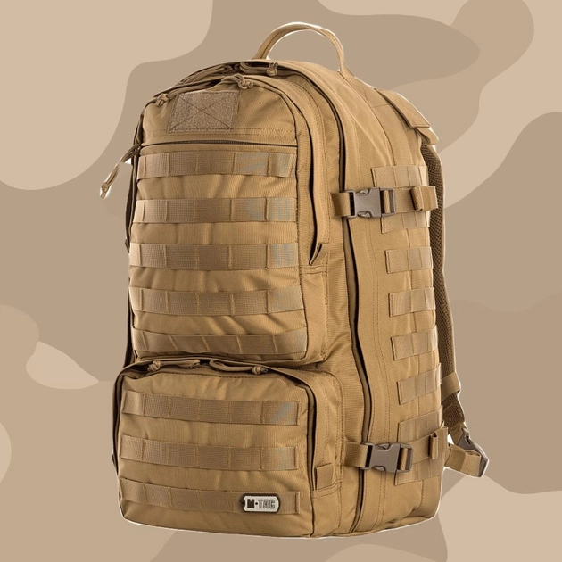 M-Tac тактический рюкзак Trooper Pack Coyote / Рюкзак тактический многофункциональный / Военный рюкзак - изображение 1