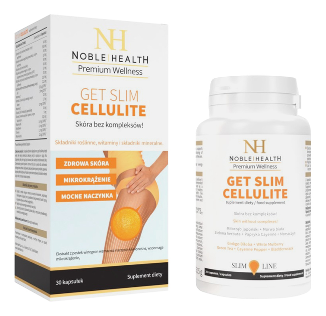 Дієтична добавка Noble Health Get Slim Cellulite 30 капсул (5903068654336) - зображення 1
