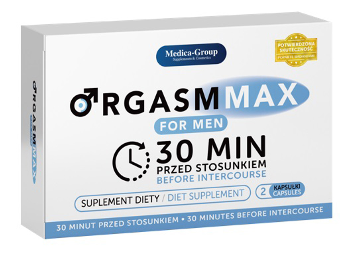 Дієтична добавка Medica-Group Orgasm Max For Men 2 капсули (5905669259583) - зображення 1