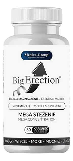 Suplement diety Medica-Group BigErection 60 kapsułek (5905669259057) - obraz 1