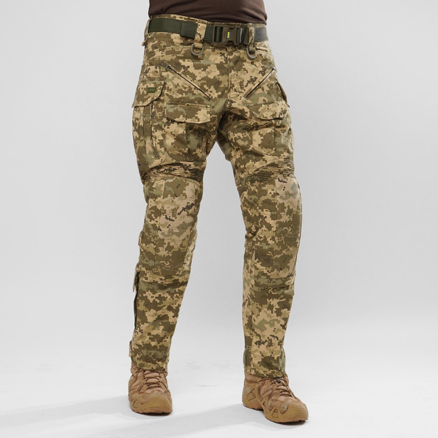 Тактические штурмовые штаны UATAC Gen 5.4 Пиксель mm14 с наколенниками XXL - изображение 2