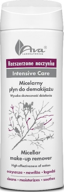 Міцелярна вода Ava Laboratorium Intensive Care для зняття макіяжу для чутливої шкіри з куперозом 250 мл (5906323006536) - зображення 1