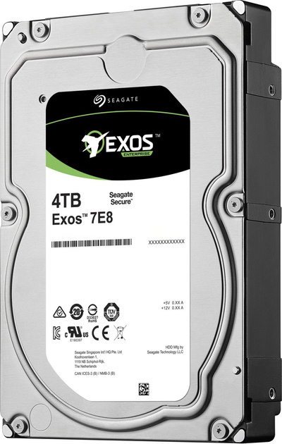 Жорсткий диск Seagate Ent. Exos 7E8 7200 RPM 4TB (ST4000NM000A) - зображення 1