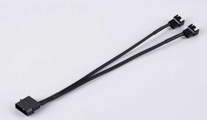 Переходник питания в оплетке MOLEX (молекс) 4 pin -> 2 шт 3/4 pin для ...