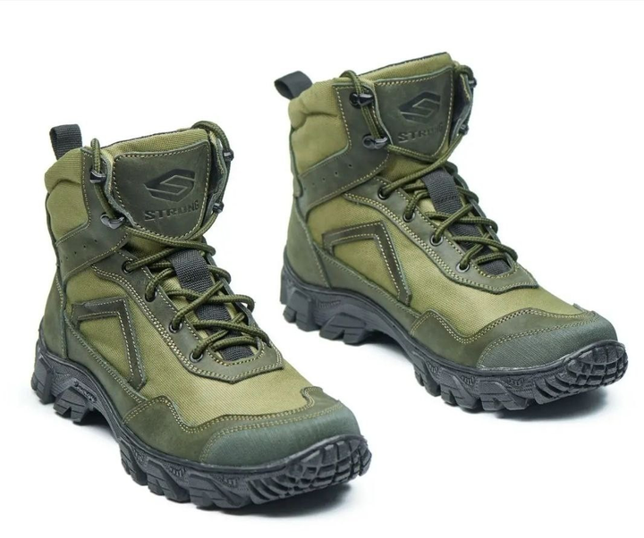 Тактичні всесезонні черевики "TRT - Tactical Recon Team" в оливі ЗСУ 41 розмір - зображення 1