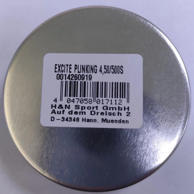 Кулі пневматичні H&N Excite Plinking, 500 шт/уп, 0,47 г, 4,5 мм - зображення 2