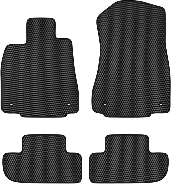Акция на EVA килимки EVAtech в салон авто Lexus RC 2WD 2014+ Coupe USA 4 шт Black от Rozetka