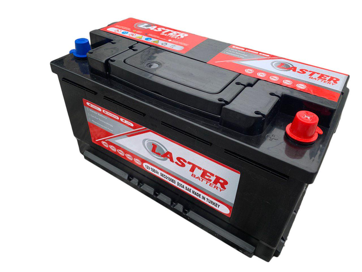Автомобильный аккумулятор Laster 100 Ah/12V 800A (0) - изображение 3