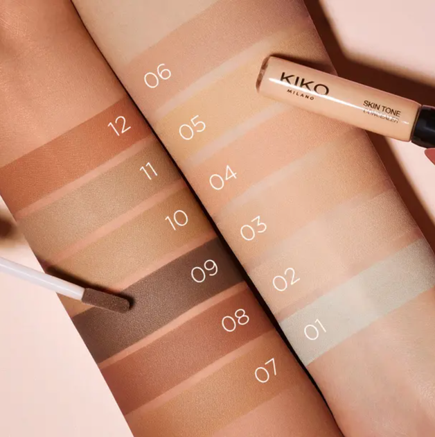 Жидкий консиллер Kiko Milano Skin Tone Concealer (10 Almond ) - изображение 3