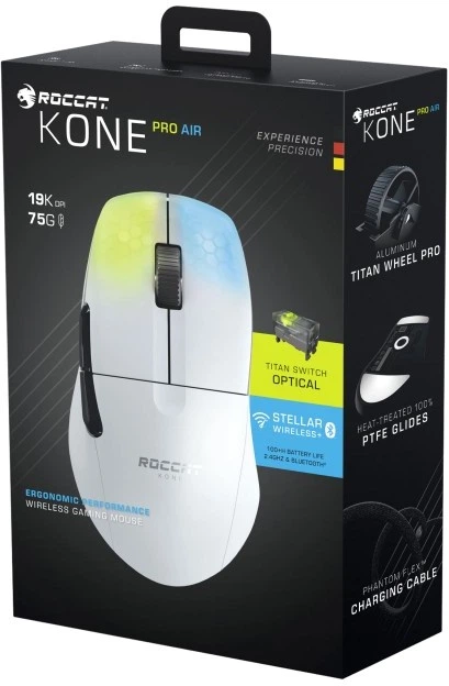 Mysz ​Roccat Kone Pro Air Wireless White (ROC-11-415-02) - obraz 4
