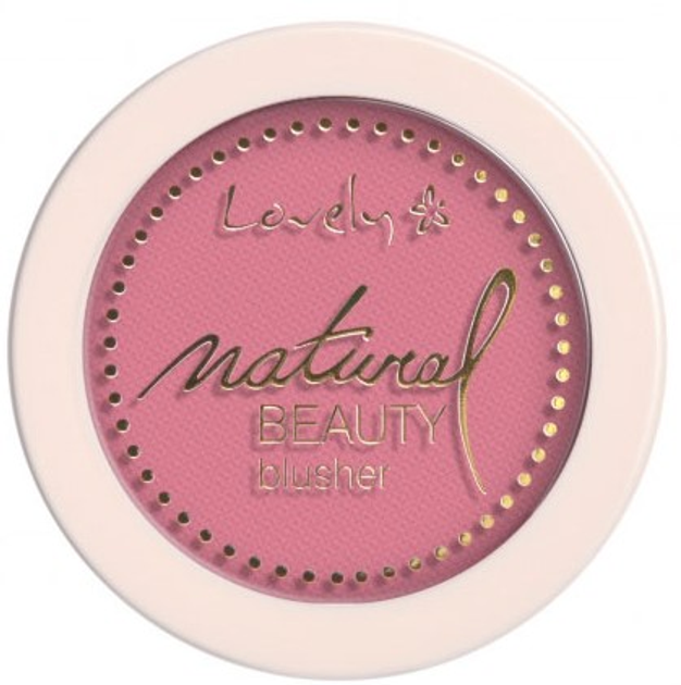 Róż do policzków Lovely Natural Beauty Blusher 02 3.2 g (5901571043531) - obraz 1