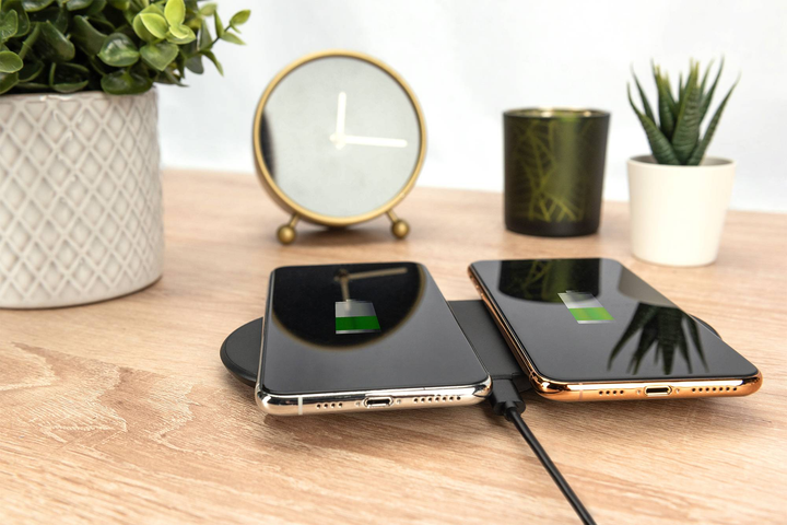 Ładowarka bezprzewodowa indukcyjna Digitus 15W Qi Duo-Power 1m USB-C Czarna (DA-10082) - obraz 7