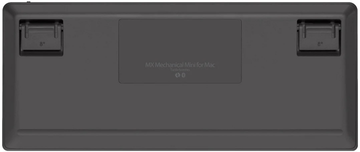 Klawiatura bezprzewodowa Logitech MX Mechanical Mini for Mac Minimalist Illuminated GL Tactile Nordic Layout Space Gray (920-010835) - obraz 3