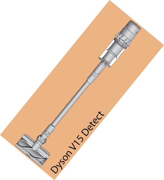 Odkurzacz akumulatorowy Dyson V15 Detect (5025155080276) - obraz 1