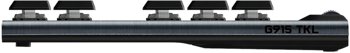Klawiatura bezprzewodowa Logitech G915 Gaming TKL Tenkeyless LIGHTSPEED Wireless RGB Mechanical GL Linear Nordic Layout Black (920-009517) - obraz 5